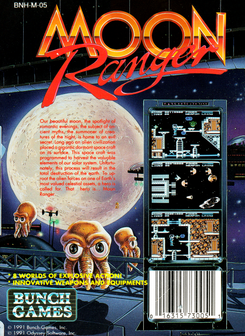 Moon Ranger (Homebrew) — Box back